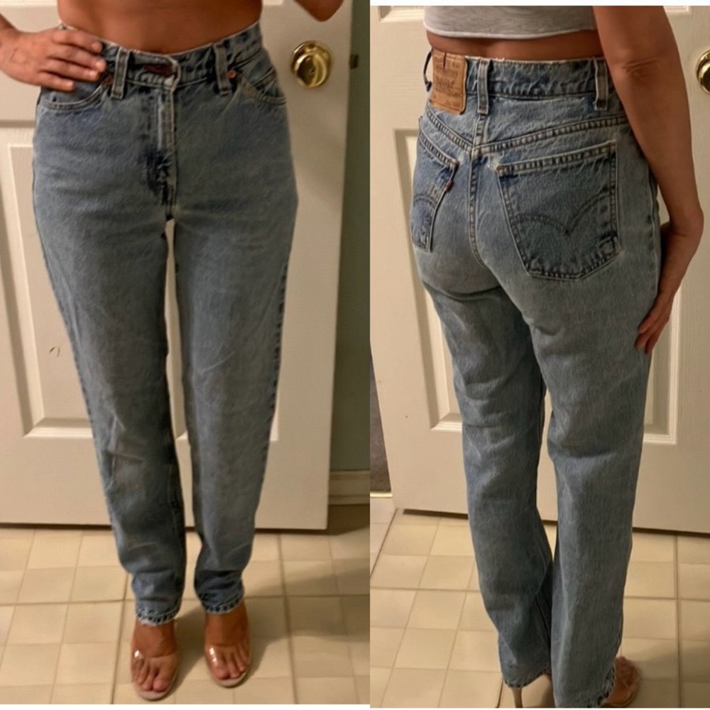Vintage Levis Levi 912 Jeans Medium Faded Blue Size 23 24
